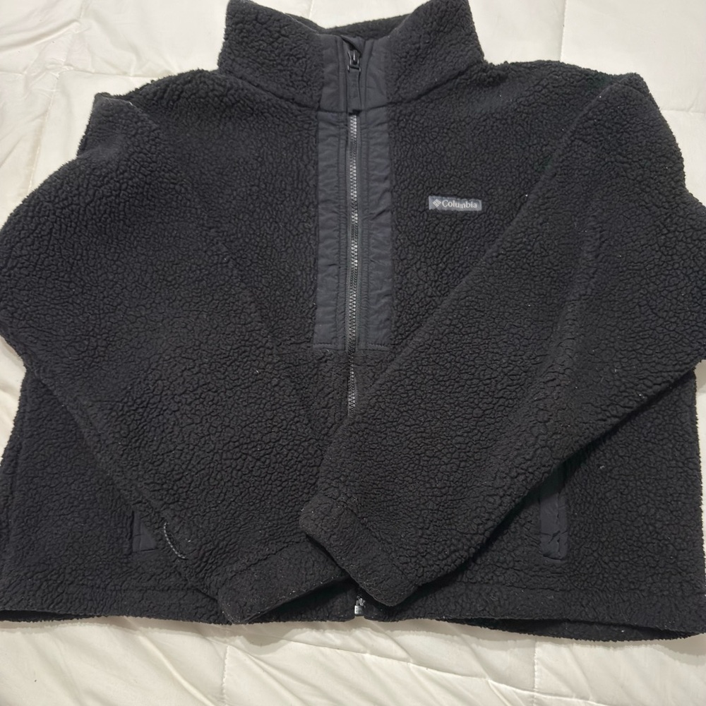 Columbia Midnight Black Fleece Jacket